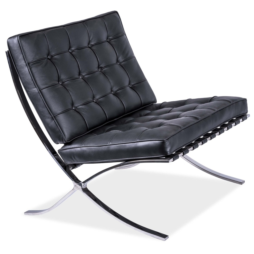 Sillón Barcelona HQ Con Otomana De Cuero Con Flores - Imagen 2