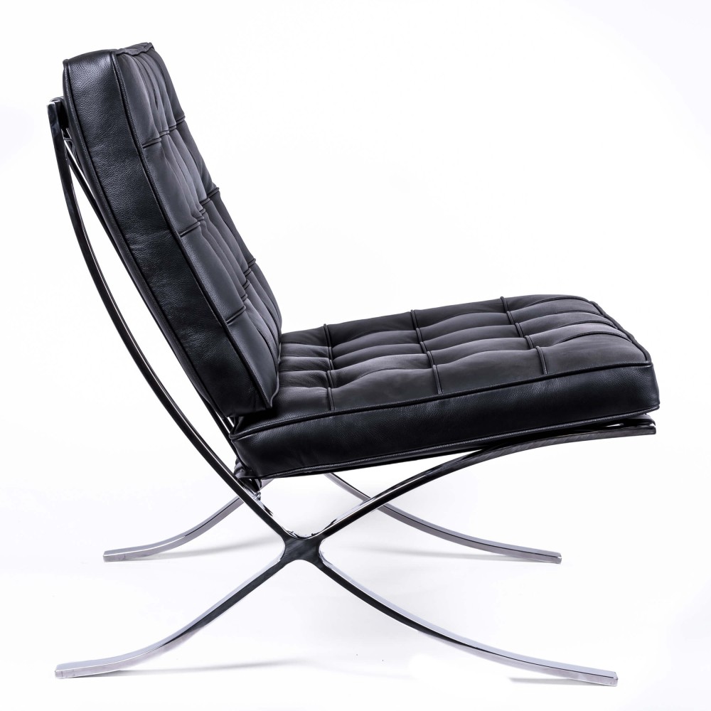 Sillón Barcelona HQ Con Otomana De Cuero Con Flores - Imagen 5