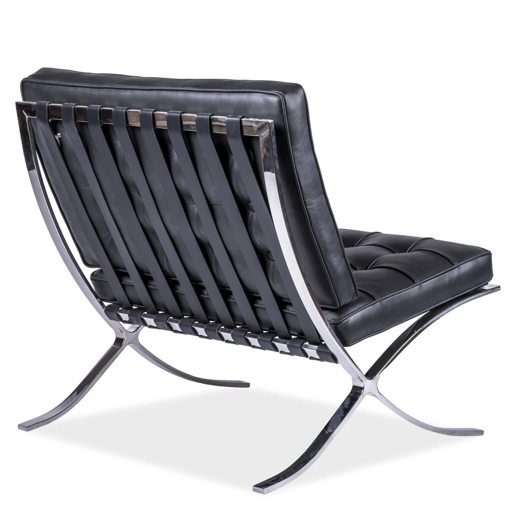 Sillón Barcelona HQ Con Otomana De Cuero Con Flores - Imagen 6