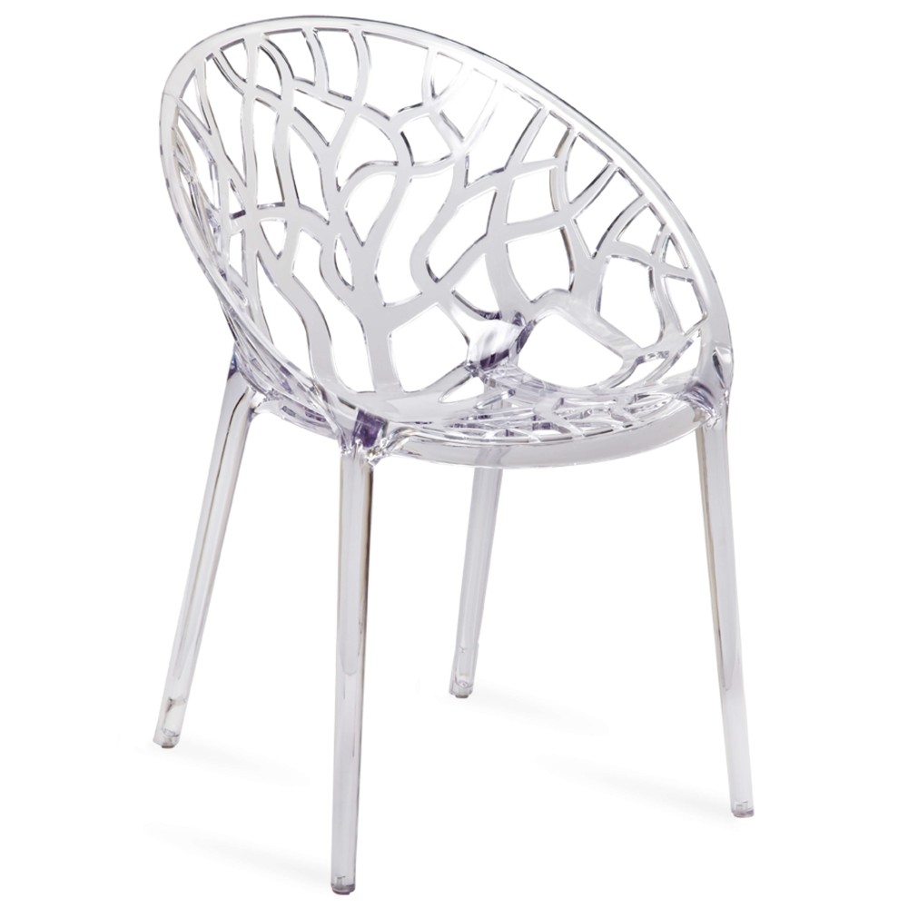 Silla transparente Chrystal perfecta para el jardín - Imagen 5