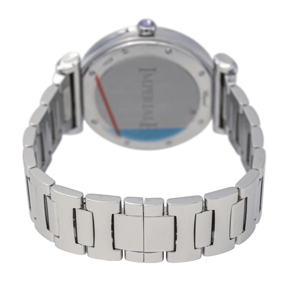 Reloj CHOPARD "Imperial" de acero, nácar, amatista, zafiro y diamantes - Imagen 4