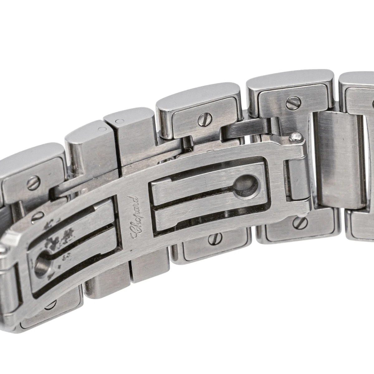 Reloj CHOPARD "Imperial" de acero, nácar, amatista, zafiro y diamantes - Imagen 6