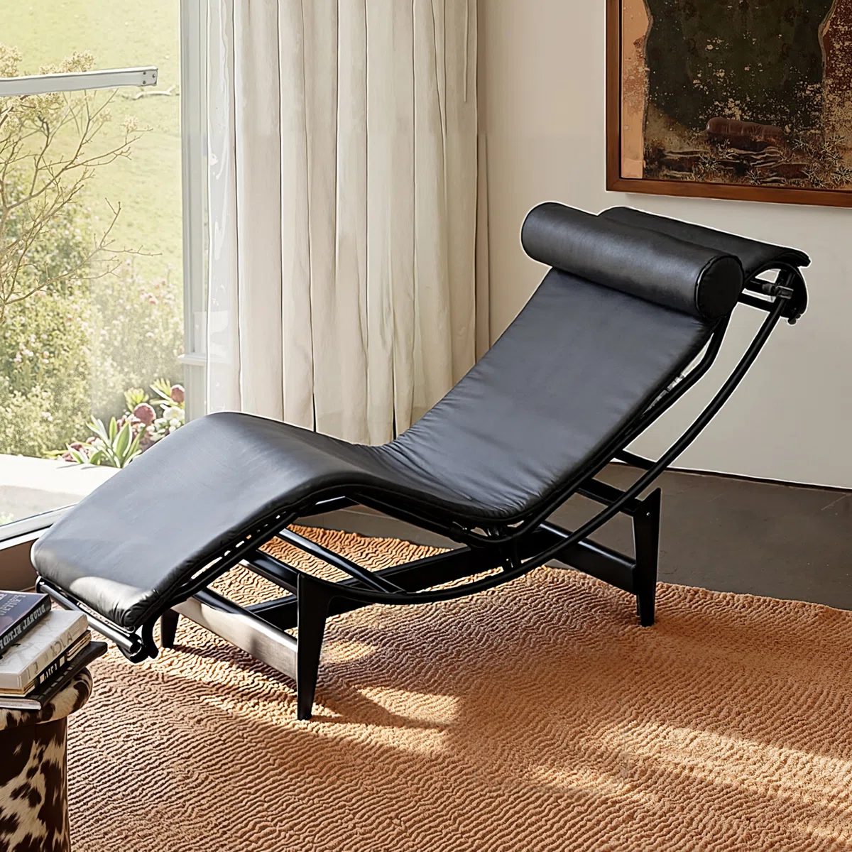 Chaise Longue Ergonómica Reclinable de Piel Sintética - Imagen 5
