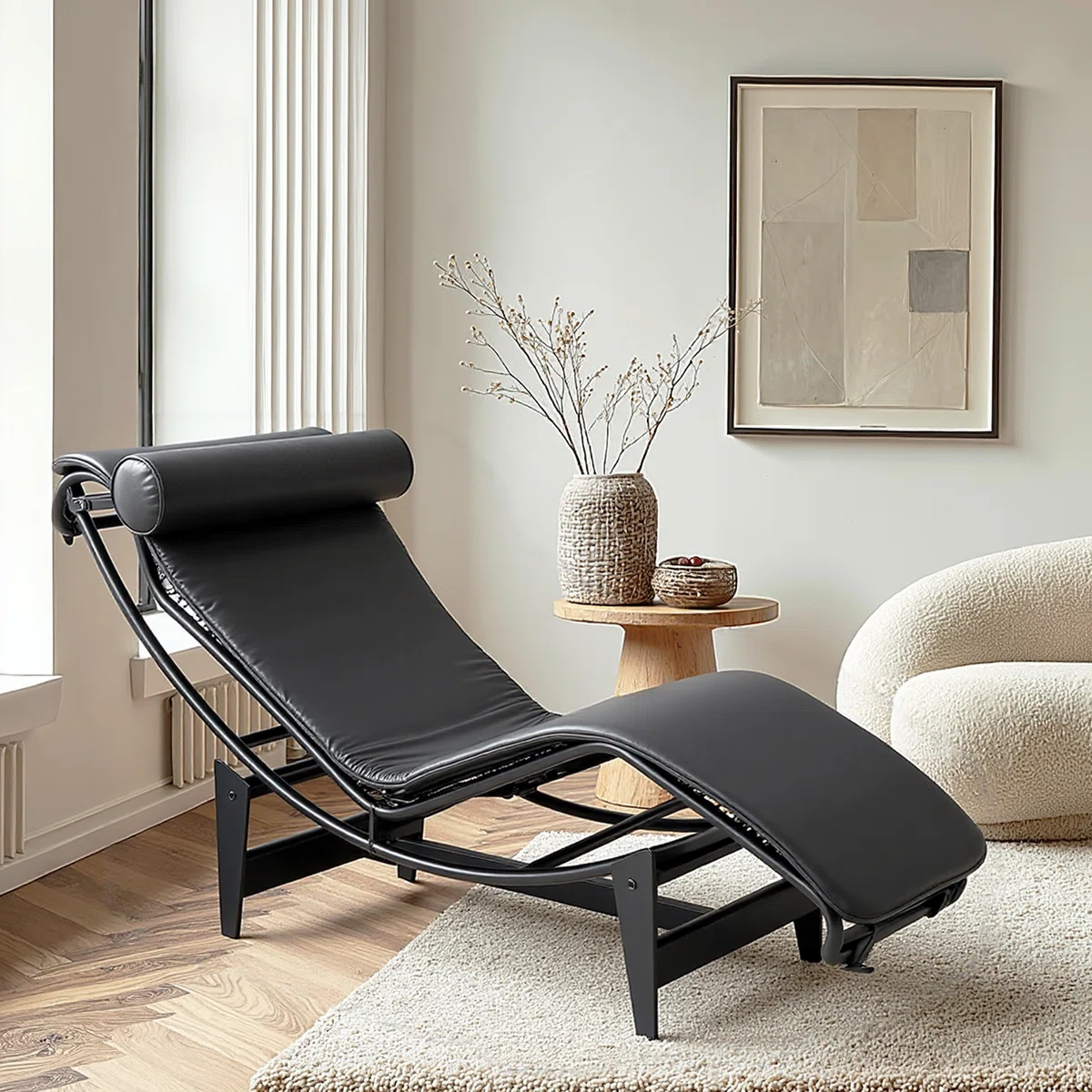 Chaise Longue Ergonómica Reclinable de Piel Sintética - Imagen 9